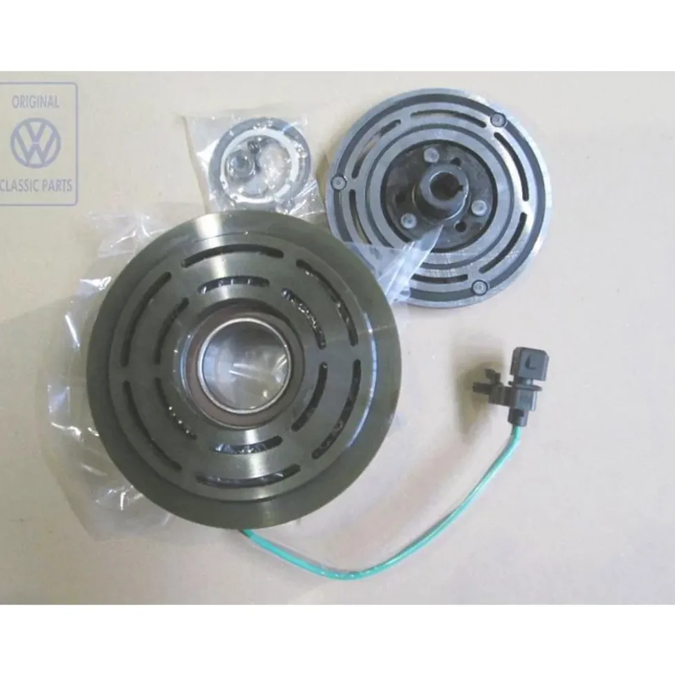 Accouplement électromagnétique de compresseur de climatisation pour VW Transporter T4 2.4D de 1993 à 1995