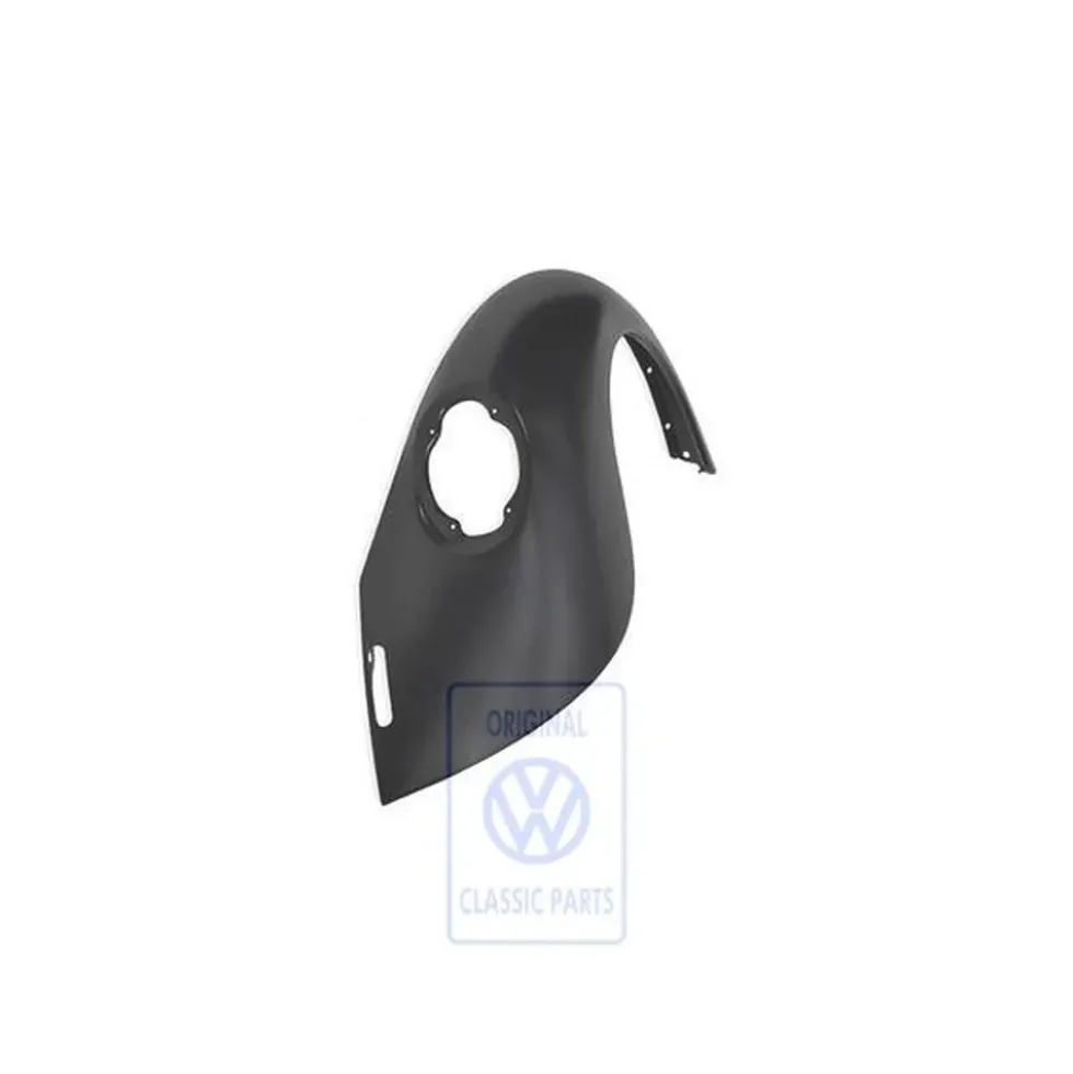 Aile arrière droite Origine VW traitée cataphorèse pour VOLKSWAGEN Coccinelle 1200 et 1303 berline et cabriolet (1975-) - ferrure 25 mm