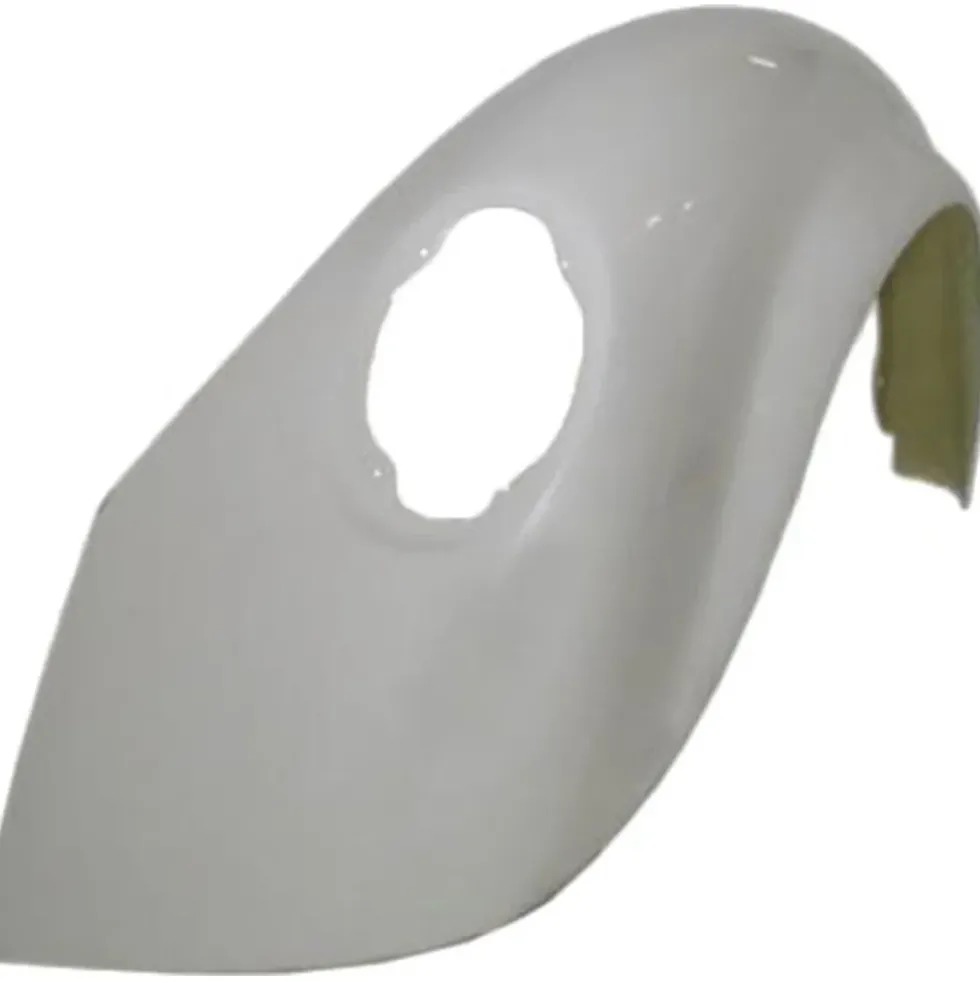 Aile arrière droite poly évasée extérieur +4 cm CSP pour VOLKSWAGEN Coccinelle 1302 et 1303 berline et cabriolet (08/1970-07/1974)