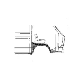 Aile avant droite pour VOLKSWAGEN Transporter T25 (05/1979-07/1992) - qualité origine