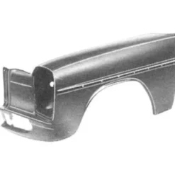 Aile avant gauche pour Mercedes W114/115 deuxième série