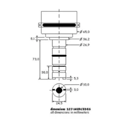 Allumeur 123 ignition pour Mercedes 4 cylindres sans dépression ni injection électronique