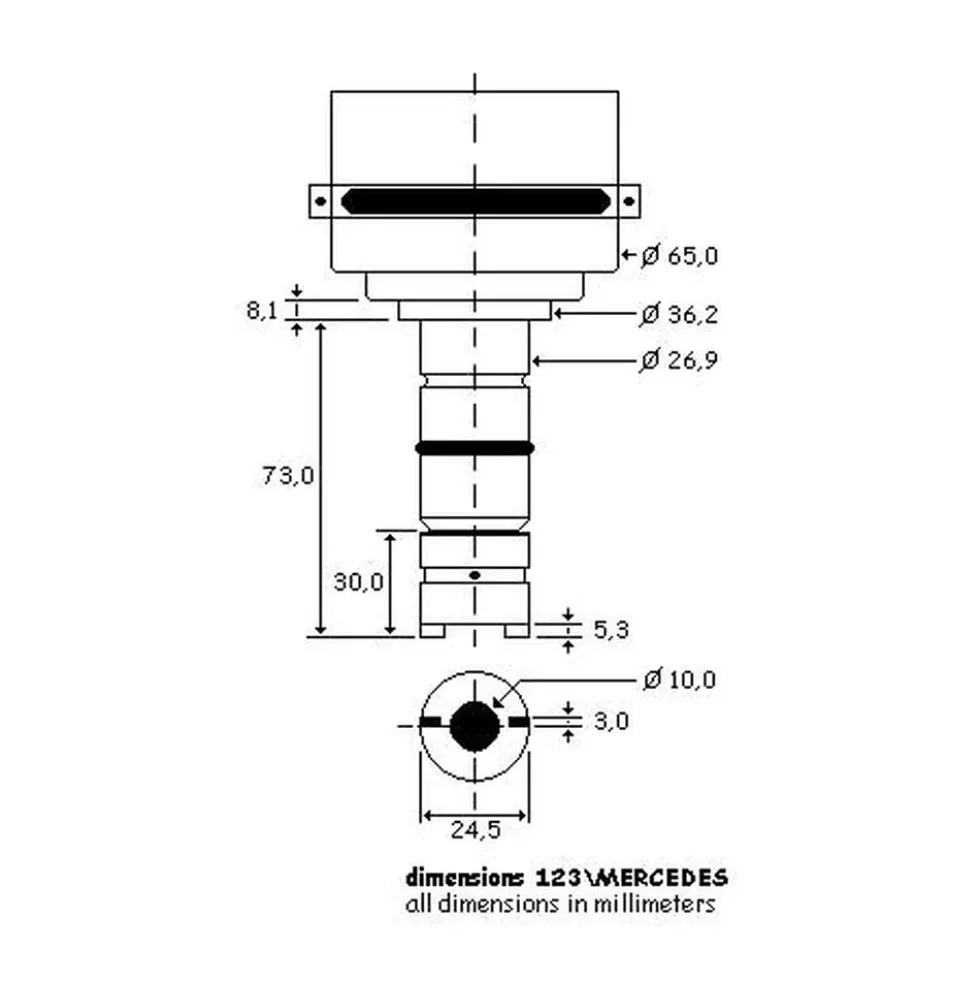 Allumeur 123 ignition pour Mercedes 4 cylindres sans dépression ni injection électronique