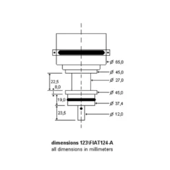Allumeur électronique 123 Ignition pour Fiat 124 et 131