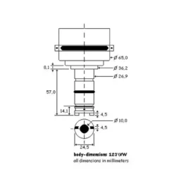 Allumeur électronique 123 IGNITION pour Porsche 356 (1950-1965) - sans dépression