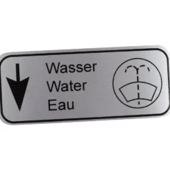 Autocollant d'information Water pour VOLKSWAGEN Combi Bay Window (08/1967-07/1979)