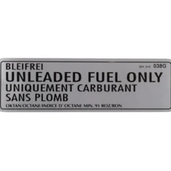 Autocollant uniquement carburant sans plomb pour VOLKSWAGEN LT (08/1975-07/1996)