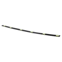 Baguette de protection noire avec insert chromé sur porte avant gauche pour BMW Série 5 E39 Berline et Touring phase 1 (-08/2000) - côté conducteur