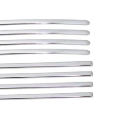 Baguettes Alu sur tour de caisse pour VW Golf 1 version 4 portes - 8 pièces