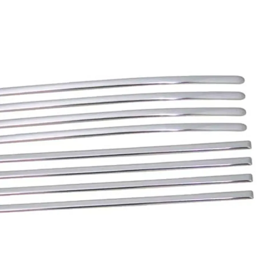 Baguettes Alu sur tour de caisse pour VW Golf 1 version 4 portes - 8 pièces