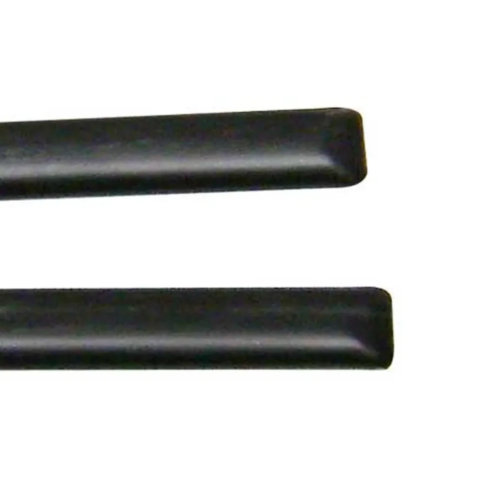 Baguettes Noires sur bas de caisse pour VW Golf 1 Caddy - 2 pièces