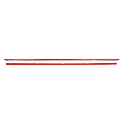 Baguettes rouges de calandre pour VW Golf 1