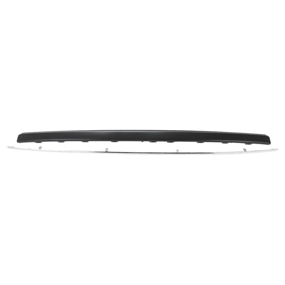 Bandeau de pare choc arrière central chromé pour Mercedes Classe C W203 berline