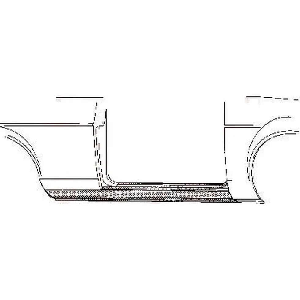 Bas de caisse droit pour Ford Capri (1969-1986)