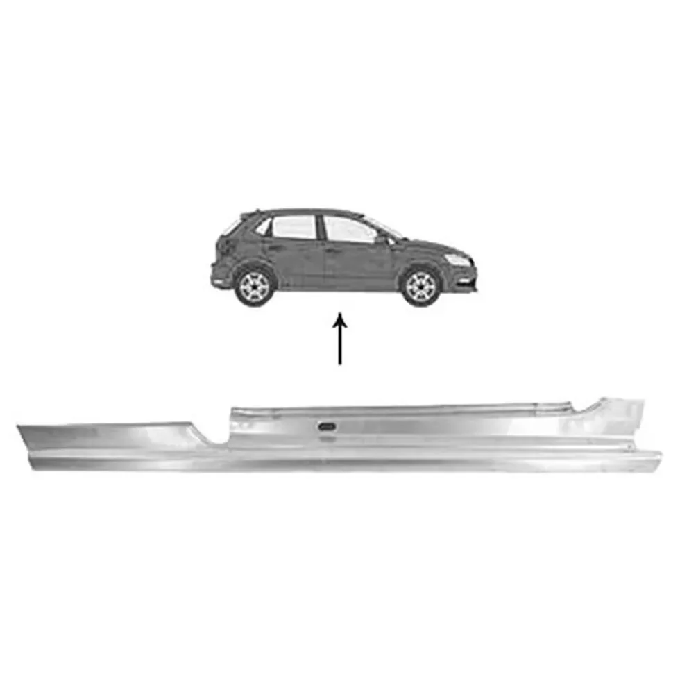 Bas de caisse droit pour Volkswagen Polo V (6R) 3 portes