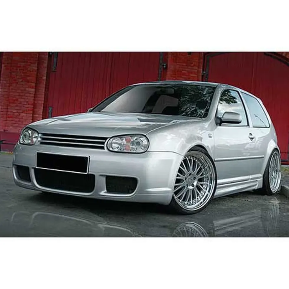 Bouclier avant look R32 pour Volkswagen Golf 4 - Grille aluminium