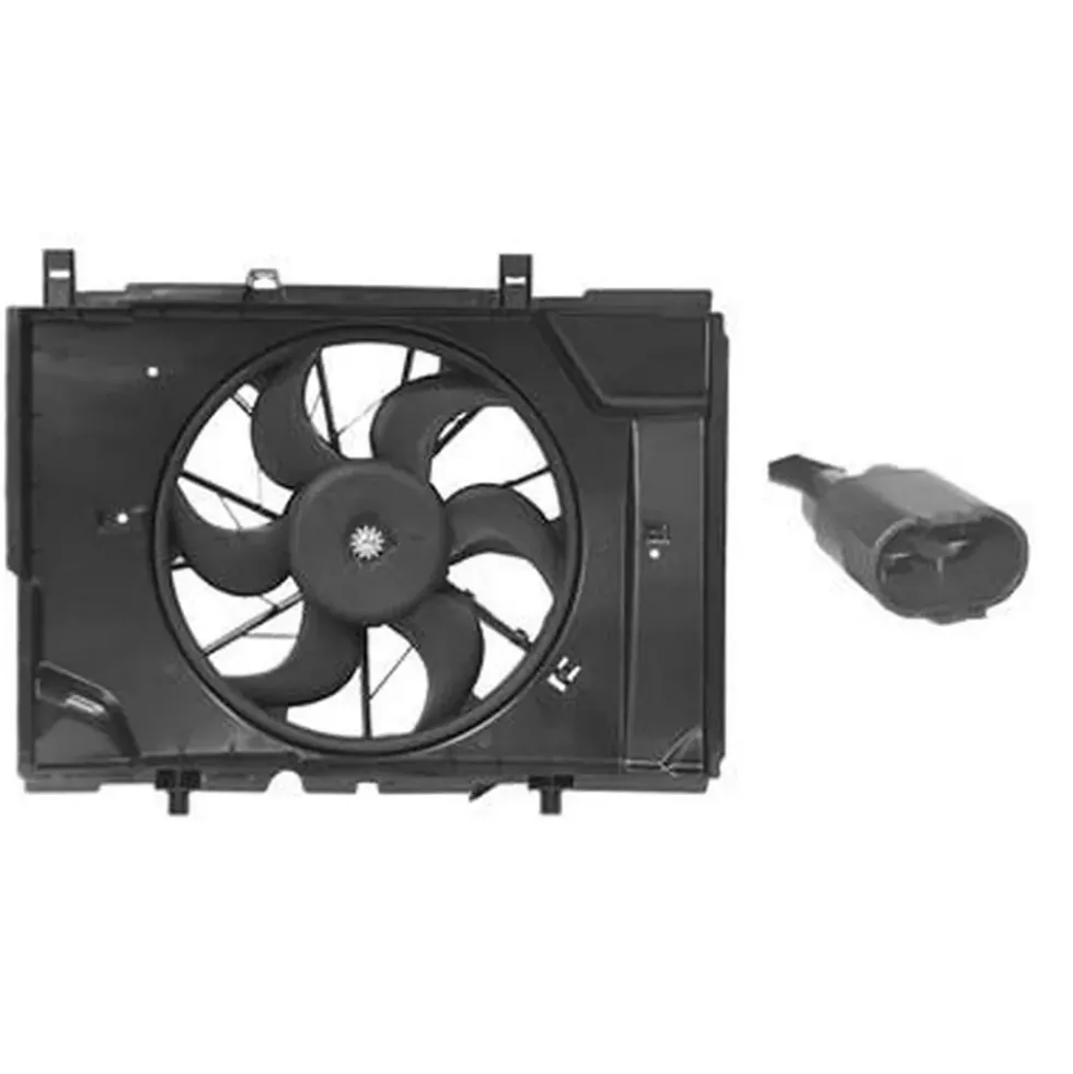 Cadre avec ventilateur de radiateur pour Mercedes Classe C (W202) Essence