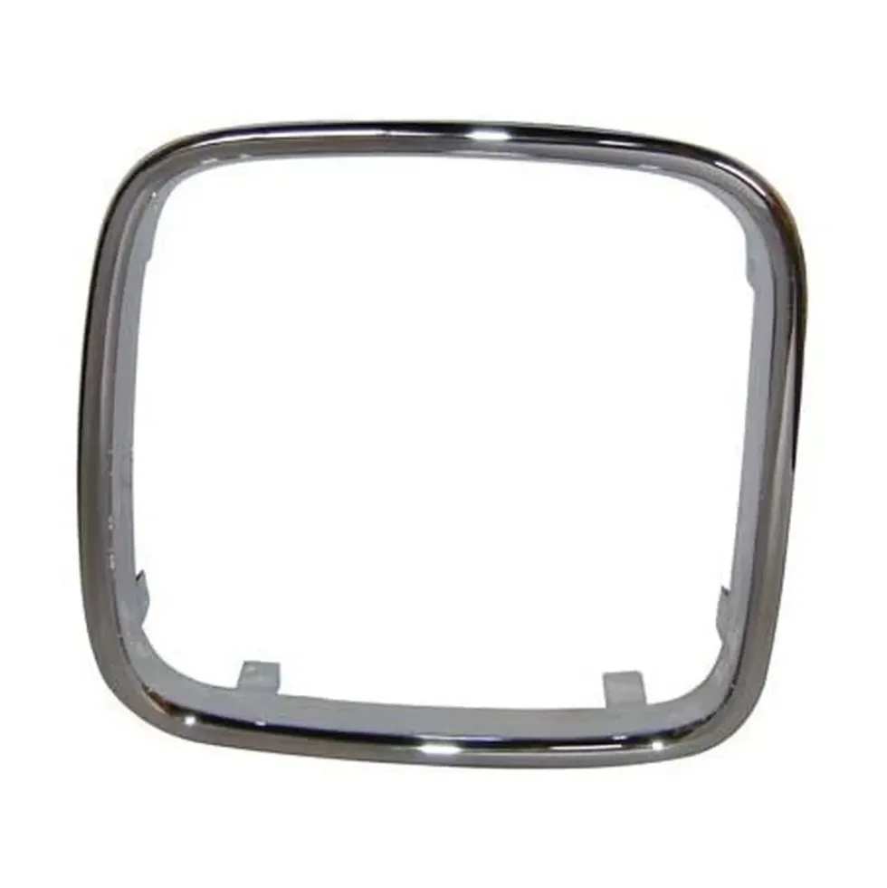Cadre chromé droit sur grille de calandre étroite largeur 37cm pour BMW Série 5 E34 Berline et Touring phase 1 (-03/1994) - côté passager