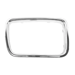 Cadre chromé droit sur grille de calandre large 55cm pour BMW Série 5 E34 Berline Touring V8 phase 1 (-03/1994) et phase 2 (04/1994-) - côté passager