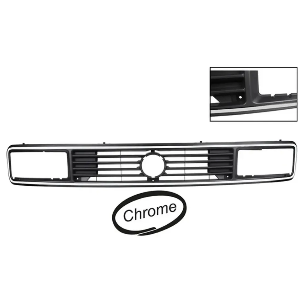 Calandre chromée pour phares rectangulaires pour VOLKSWAGEN Transporter T25 (05/1979-07/1992)