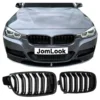 Calandre double nervure noir brillant pour Bmw Série 3 F30 Berline et F31 Touring (07/2011-05/2019)