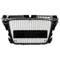 Calandre nid d'abeille noir brillant pour Audi A3 8P 2009 à 2012