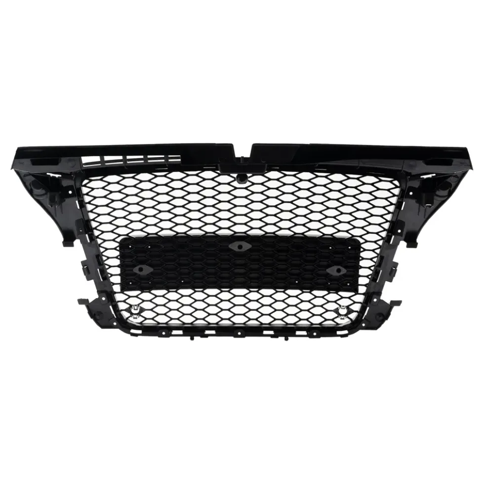 Calandre nid d'abeille noir brillant pour Audi A3 8P 2009 à 2012