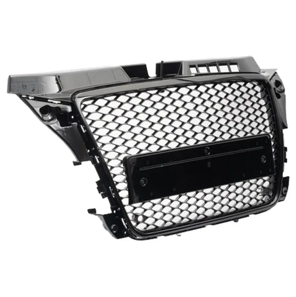 Calandre nid d'abeille noir brillant pour Audi A3 8P 2009 à 2012