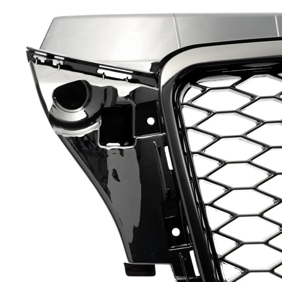 Calandre nid d'abeille noir brillant pour Audi A3 8P 2009 à 2012