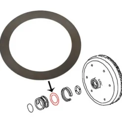 Cale de réglage du jeu latéral épaisseur 0,24 mm pour VOLKSWAGEN Combi Split Brazil (1957-1975)