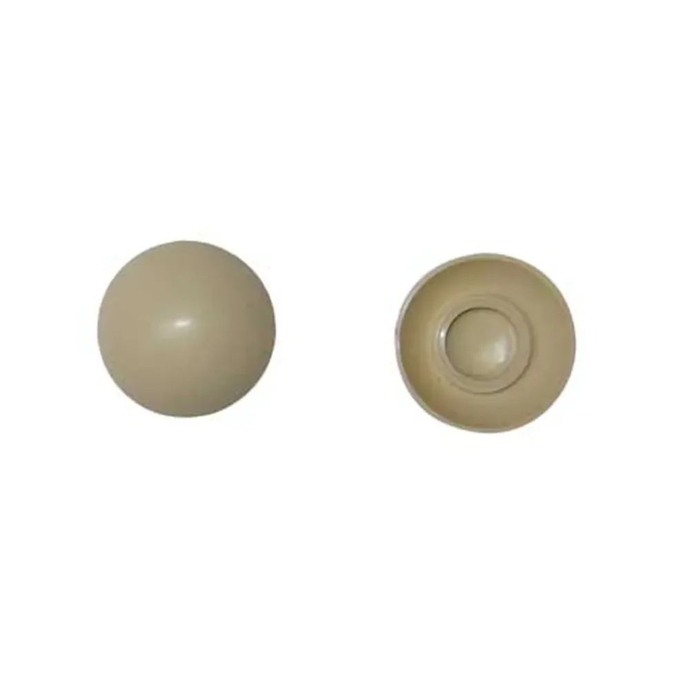 Capuchon Blanc cassé sur boulon de parechocs pour Combi 73 ->79