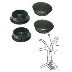 Capuchon cache vis de charnière noir pour VOLKSWAGEN Coccinelle (1961-)