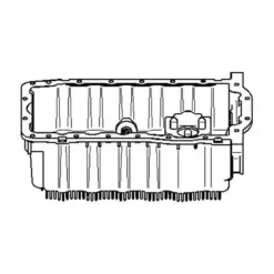 Carter d'huile avec trou de sonde pour Volkswagen Golf 5 1.6L