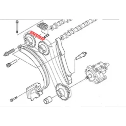 Chaîne de distribution d'arbres à cames FEBI pour BMW Série 5 E39 Berline et Touring (12/1997-12/2003) - moteurs M47D20 M57D25 M57D30