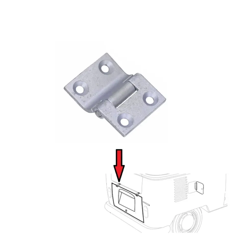 Charnière pour capot moteur de Combi VW Split & Bay Window ->07/75