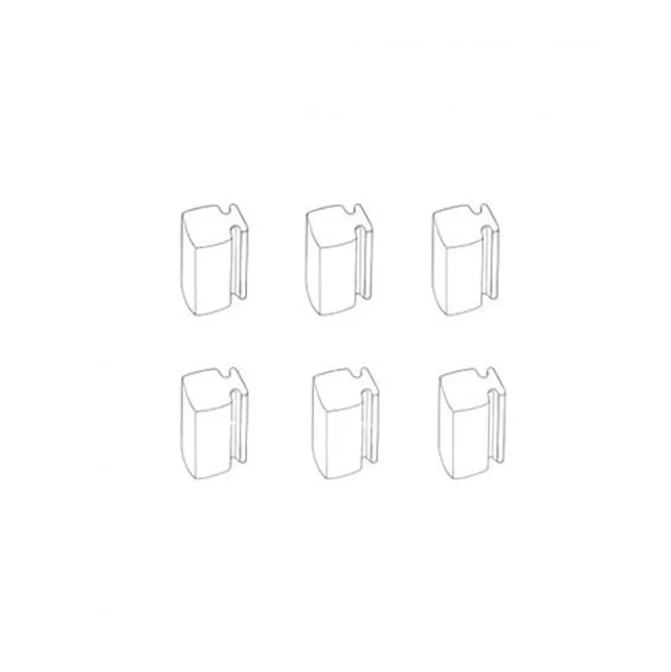 Charnières sur Pop out pour Karmann Ghia 56 ->74 - par 6