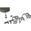 Clavette de poulie de vilebrequin pour Volkswagen Cox, Combi & Transporter