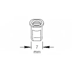 Clip de fixation TOPRAN sur sigle arrière pour VOLKSWAGEN Transporter T5 (2003-2015)