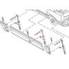 Clip de moulure de porte coulissante pour VOLKSWAGEN Transporter T25 CARAT (05/1979-07/1992)
