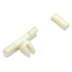 Clip en plastique de fixation de moulure chromée sur jupe arrière pour BMW Série 02 E10 phase 2 (09/1973-07/1977)