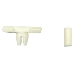 Clip en plastique de fixation de moulure chromée sur jupe arrière pour BMW Série 02 E10 phase 2 (09/1973-07/1977)