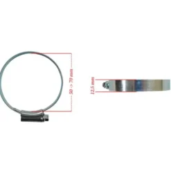 Collier de tuyau d'admission d'air 70 mm pour VW Transporter T25