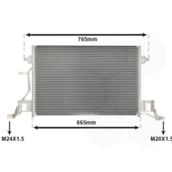 Condenseur de climatiseur pour Audi A6 (C5) 3.7L et 4.2L