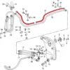 Conduite de retour d'huile au radiateur pour Porsche 911 type F (1973)