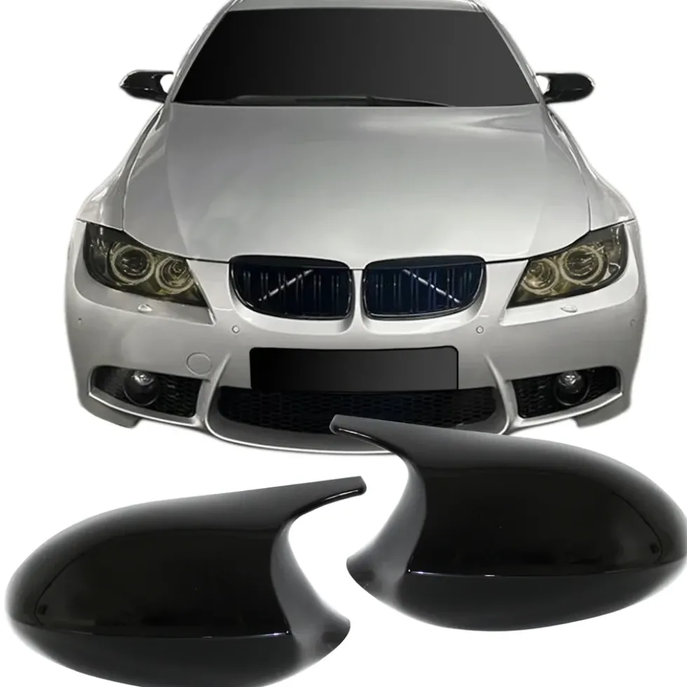 Coques de rétroviseurs type design pour Bmw Série 3 E90 Berline et E91 Touring (02/2004-12/2007) - Phase 1