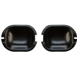 Coquilles noires pour poignées extérieures de porte de Golf 2 - 2 pièces