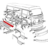 Cornière de renfort droite pour VOLKSWAGEN Combi Bay Window (08/1967-07/1979