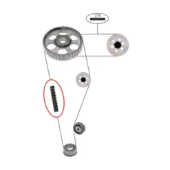 Courroie de distribution pour VW LT 2.4D