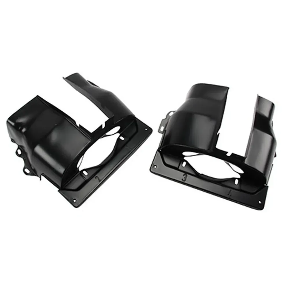 Couvre-cylindres noirs pour moteur type 1 double admission - 2 pièces