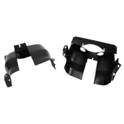 Couvre-cylindres noirs pour VOLKSWAGEN Combi Split Brazil (1957-1975) double admission - 2 pièces